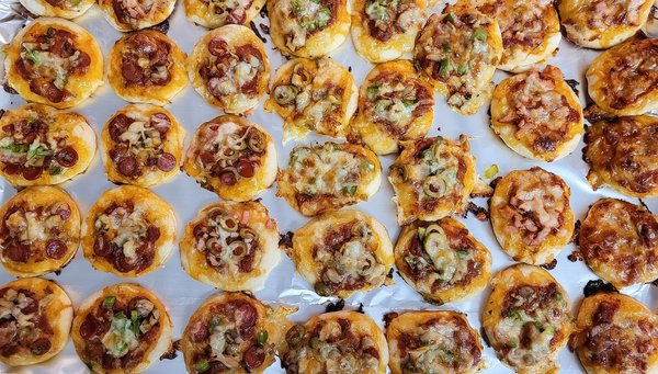 Une pizzarette pour préparer un goûter pour les enfants